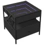 Mesa de centro con Infinity LED negro 50x50x51 cm de , Mesas de centro - Ref: Foro24-847712, Precio: 89,20 €, Descuento: %