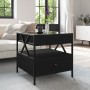 Mesa de centro con Infinity LED negro 50x50x51 cm de , Mesas de centro - Ref: Foro24-847712, Precio: 90,31 €, Descuento: %
