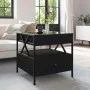 Mesa de centro con Infinity LED negro 50x50x51 cm de , Mesas de centro - Ref: Foro24-847712, Precio: 89,20 €, Descuento: %