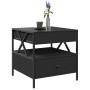 Mesa de centro con Infinity LED negro 50x50x51 cm de , Mesas de centro - Ref: Foro24-847712, Precio: 90,31 €, Descuento: %