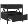 Mesa de centro con Infinity LED negro 50x50x51 cm de , Mesas de centro - Ref: Foro24-847712, Precio: 90,31 €, Descuento: %