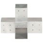 Conector de postes en forma de X metal galvanizado 81x81 mm de , Postes de cerca - Ref: Foro24-145467, Precio: 28,47 €, Descu...