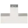 Pfostenverbinder in X-Form aus feuerverzinktem Metall, 81x81 mm von , Zaunpfosten - Ref: Foro24-145467, Preis: 25,60 €, Rabat...