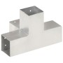 Conector de postes en forma de X metal galvanizado 81x81 mm de , Postes de cerca - Ref: Foro24-145467, Precio: 28,47 €, Descu...