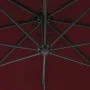 Sombrilla voladiza poste de acero color vino tinto 250x250 cm de vidaXL, Sombrillas - Ref: Foro24-312510, Precio: 128,19 €, D...