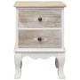 Mesita de noche madera de Paulownia 35x30x50 cm de , Mesitas de noche - Ref: Foro24-284064, Precio: 93,10 €, Descuento: %