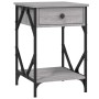 Mesita de noche madera contrachapada gris Sonoma 40x42x60 cm de , Mesitas de noche - Ref: Foro24-826341, Precio: 49,86 €, Des...