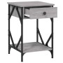 Mesita de noche madera contrachapada gris Sonoma 40x42x60 cm de , Mesitas de noche - Ref: Foro24-826341, Precio: 49,86 €, Des...