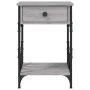 Bedside table made of gray Sonoma plywood, measuring 40x42x60 cm. by , Nightstands - Ref: Foro24-826341, Price: 49,26 €, Disc...