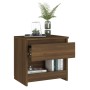 Mesita noche 2 uds madera contrachapada roble marrón 40x30x39cm de , Mesitas de noche - Ref: Foro24-815134, Precio: 64,36 €, ...