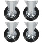 Ruedas fijas 4 unidades 160 mm de , Manipulación de materiales - Ref: Foro24-143450, Precio: 48,62 €, Descuento: %