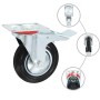 Ruedas giratorias con frenos dobles 4 unidades 160 mm de , Manipulación de materiales - Ref: Foro24-143452, Precio: 56,54 €, ...
