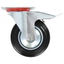 Ruedas giratorias con frenos dobles 4 unidades 160 mm de , Manipulación de materiales - Ref: Foro24-143452, Precio: 56,54 €, ...