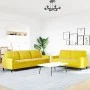 Juego de sofás con cojines 2 piezas terciopelo amarillo de , Sofás - Ref: Foro24-3278477, Precio: 517,95 €, Descuento: %