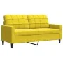 Juego de sofás con cojines 2 piezas terciopelo amarillo de , Sofás - Ref: Foro24-3278477, Precio: 517,95 €, Descuento: %