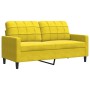 Juego de sofás con cojines 2 piezas terciopelo amarillo de , Sofás - Ref: Foro24-3278477, Precio: 526,94 €, Descuento: %