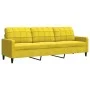 Juego de sofás con cojines 2 piezas terciopelo amarillo de , Sofás - Ref: Foro24-3278477, Precio: 517,95 €, Descuento: %