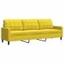 Juego de sofás con cojines 3 piezas terciopelo amarillo de , Sofás - Ref: Foro24-3278437, Precio: 664,25 €, Descuento: %