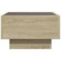Mesa de centro y LED madera ingeniería roble Sonoma 50x50x30 cm by , Coffee table - Ref: Foro24-847506, Price: 90,91 €, Disco...