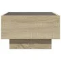 Mesa de centro y LED madera ingeniería roble Sonoma 50x50x30 cm by , Coffee table - Ref: Foro24-847506, Price: 90,91 €, Disco...