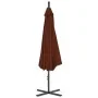 Ampelschirm mit terrakottafarbenem Stahlmast 300 cm von vidaXL, Sonnenschirme - Ref: Foro24-312507, Preis: 127,81 €, Rabatt: %