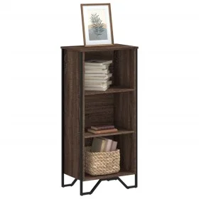 Estantería madera de ingeniería marrón roble 50x31x106 cm de , Librerías y estanterías - Ref: Foro24-848608, Precio: 50,37 €,...