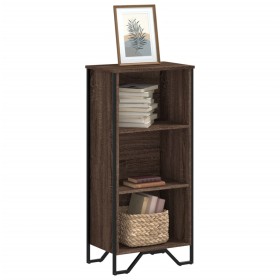Estantería madera de ingeniería marrón roble 50x31x106 cm de , Librerías y estanterías - Ref: Foro24-848608, Precio: 50,99 €,...