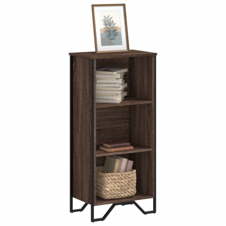 Estantería madera de ingeniería marrón roble 50x31x106 cm de , Librerías y estanterías - Ref: Foro24-848608, Precio: 50,99 €,...