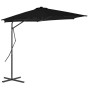 Sombrilla de jardín con palo de acero negro 300x230cm de vidaXL, Sombrillas - Ref: Foro24-312520, Precio: 108,31 €, Descuento: %