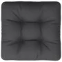 Cojín para sofá de palets tela negro 58x58x10 cm de , Cojines para sillas y sofás - Ref: Foro24-360907, Precio: 30,07 €, Desc...