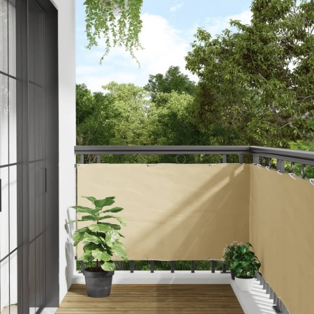 Pantalla de privacidad de balcón PVC crema 700x75 cm de , Paneles de vallas - Ref: Foro24-4005392, Precio: 30,90 €, Descuento: %