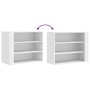 Armario de pared madera de ingeniería blanco 75x35x60 cm de , Estantes y estanterías - Ref: Foro24-848416, Precio: 58,65 €, D...