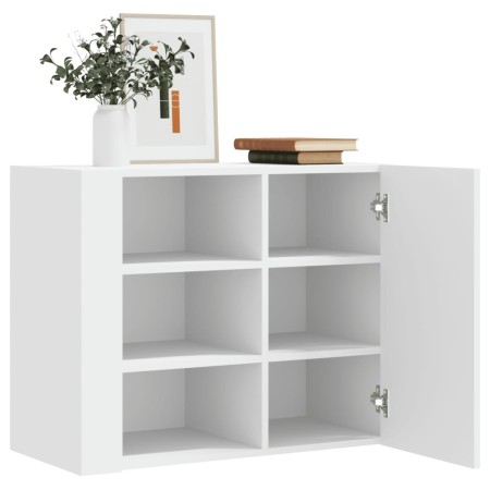 Armario de pared madera de ingeniería blanco 75x35x60 cm de , Estantes y estanterías - Ref: Foro24-848423, Precio: 69,03 €, D...