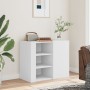 Armario de pared madera de ingeniería blanco 75x35x60 cm de , Estantes y estanterías - Ref: Foro24-848423, Precio: 69,03 €, D...