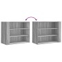 Armario de pared madera de ingeniería gris Sonoma 75x35x60 cm de , Estantes y estanterías - Ref: Foro24-848421, Precio: 54,16...