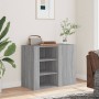 Armario de pared madera de ingeniería gris Sonoma 75x35x60 cm de , Estantes y estanterías - Ref: Foro24-848428, Precio: 69,03...