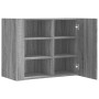 Armario de pared madera de ingeniería gris Sonoma 75x35x60 cm de , Estantes y estanterías - Ref: Foro24-848428, Precio: 69,03...