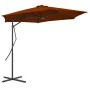 Sombrilla de jardín con palo de acero terracota 300x230cm de vidaXL, Sombrillas - Ref: Foro24-312519, Precio: 94,59 €, Descue...