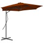 Sombrilla de jardín con palo de acero terracota 300x230cm de vidaXL, Sombrillas - Ref: Foro24-312519, Precio: 104,91 €, Descu...