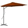 Sombrilla de jardín con palo de acero terracota 300x230cm de vidaXL, Sombrillas - Ref: Foro24-312519, Precio: 94,59 €, Descue...