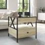 Mesa de centro con Infinity LED roble Sonoma 50x50x51 cm de , Mesas de centro - Ref: Foro24-847713, Precio: 85,58 €, Descuent...