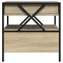 Mesa de centro con Infinity LED roble Sonoma 50x50x51 cm de , Mesas de centro - Ref: Foro24-847713, Precio: 85,58 €, Descuent...