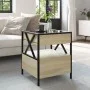 Mesa de centro con Infinity LED roble Sonoma 40x40x51 cm de , Mesas de centro - Ref: Foro24-847718, Precio: 76,71 €, Descuent...