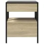 Mesa de centro con Infinity LED roble Sonoma 40x40x51 cm de , Mesas de centro - Ref: Foro24-847718, Precio: 76,71 €, Descuent...
