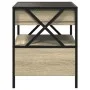 Mesa de centro con Infinity LED roble Sonoma 40x40x51 cm de , Mesas de centro - Ref: Foro24-847718, Precio: 76,71 €, Descuent...