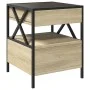 Mesa de centro con Infinity LED roble Sonoma 40x40x51 cm de , Mesas de centro - Ref: Foro24-847718, Precio: 76,71 €, Descuent...