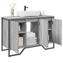 Armario lavabo baño madera ingeniería gris Sonoma 91x35x60 cm de , Muebles de baño - Ref: Foro24-848662, Precio: 104,08 €, De...