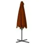 Sombrilla de jardín con palo de acero terracota 300x230cm de vidaXL, Sombrillas - Ref: Foro24-312519, Precio: 94,59 €, Descue...