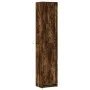 Aparador LED madera ingeniería roble ahumado 41,5x32,5x200 cm de , Aparadores - Ref: Foro24-3307902, Precio: 137,92 €, Descue...