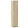 Aparador con LED madera ingeniería roble Sonoma 41,5x32,5x200cm de , Aparadores - Ref: Foro24-3307900, Precio: 119,66 €, Desc...
